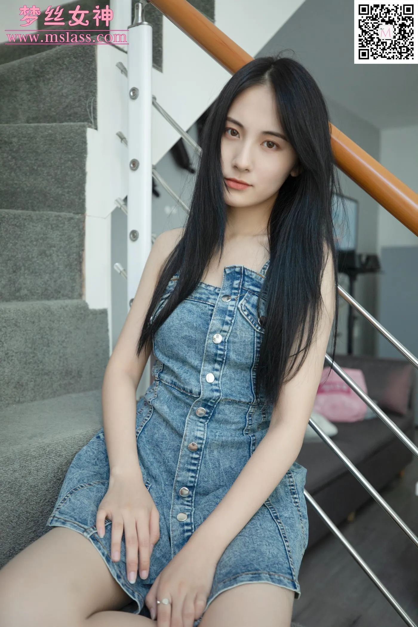 [MSLASS梦丝女神] 2020.06.27 NO.116 小允儿 牛仔连衣裙 [62P]插图5